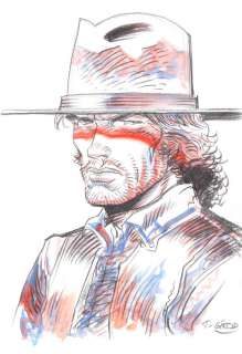 Girod | Durango, illustration au crayon gras et Ã  l’aquar… | Banque Dessinée