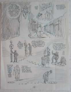 Will eisner - Originele schets voor pagina 4 - Will Eisner reader/ zonsondergang in Sunshine City - Loose page - First edition - (1985) | Catawiki