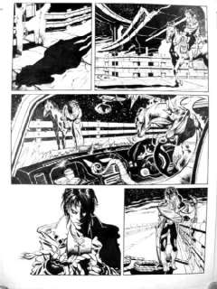 Bianchi Simone | BRENDON CHINA B/N 30 X 42,5 SCHIZZO VOLTO RETRO FOGLIO | Casa del Fumetto