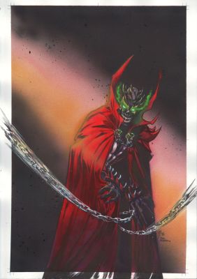 Alberto J. Alburquerque | King Spawn Illustration | Geoff M Art Sales
