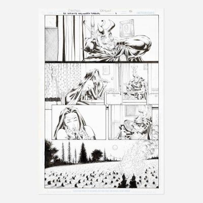 Lot 228 - Ian Churchill and Norm Rapmund, Infinite Halloween Special #1 Story Page 56 Original Art (DC Comics, 2007) | Landry Pop Auctions