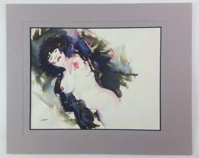 George Pratt - Illustr. Origin. "Nudo di Donna" - Firmato - Loose page | Catawiki