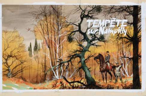 Joubert, Pierre | Tempête sur Nampilly Encre de couleurs et gouache pour | Coutau Bégarie