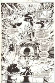 Barbara Kaalberg, Ethan Van Sciver - Impulse #66 P.8 - Bart Allen And Inertia Back Story Splash - 2000 Signed