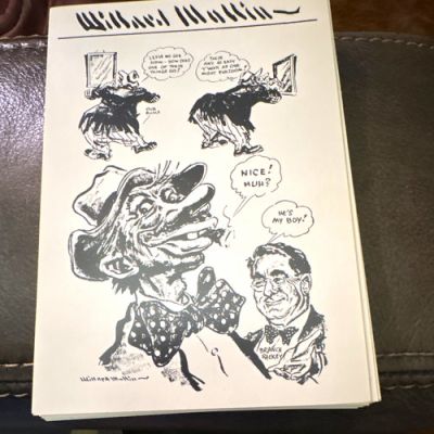 Willard Mullin Branch Rickey Comic Art Cartoon Drawing w/ Speech Bubbles | eBay US (Buy It Now)