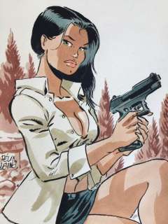 Meynet, Félix - Dessin original couleur - Les Éternels | Catawiki