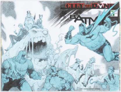 Shawn McManus Batman #75 Wraparound Sketch Cover Variant Original Art (DC, 2019) CGC Signature Series NM/MT 9.8 - | Heritage