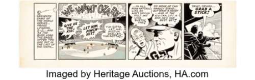 Gotto, Ray - Ray Gotto Ozark Ike Daily Comic Strip Original Art dated 10-6-48 (King Features Syndicate, 1948)....