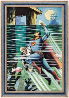 Artist, Unknown | Superman Paintings Original Art Group of 2 (undated).... (Total: 2 Original Art) | Heritage