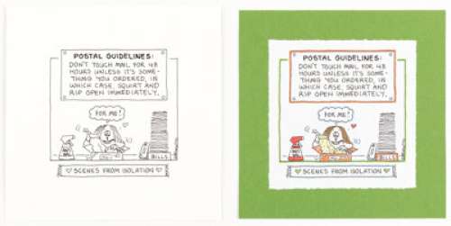 Guisewite, Cathy | Cathy Guisewite Scenes from Isolation Page 18 Single Panel Comic Illustration Original Art (Andrews McMeel Publish... (Total: 2 Illustration Art) | Heritage