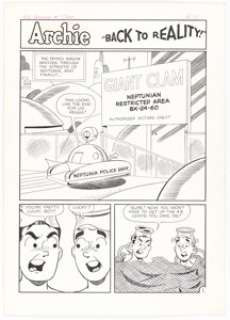 Bob White | Life with Archie #16 Complete 5-Page Story "Back to Reality!" Original Art (Archie, 1962). (Total: 5 Original Art) | Heritage