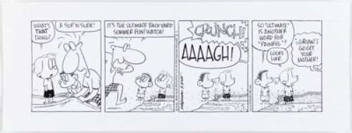 Rick Kirkman And Jerry Scott | Baby Blues Daily Comic Strip Original Art dated 8-7-06 (King Features Syndicate, 2006). | Heritage