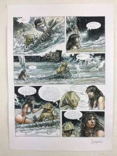 Druuna - Paolo Eleutieri Serpieri - acquerello originale su prova di stampa - First edition | Catawiki