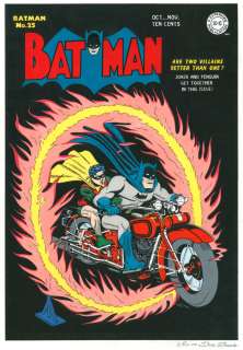 La Rosa, Angelo | Item #40308 Angelo La Rosa Batman No. 25 Dick Sprang Original Cover Art Recreation. Angelo La Rosa | Parigi Books
