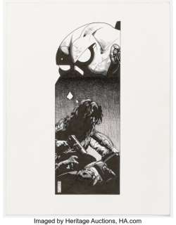 Randy "RK" Post Rifts: Juicer Uprising 1996-Edition Role-Playing Game Supplement Page 8 Illustration Original Art (Palladium, 1996). | Heritage