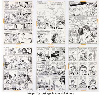 Al Hartley In The Presence of Mine Enemies Story Pages Original Art Group of 6 (Archie/Spire/Revell, 1973). (Total: 6 Original Art)