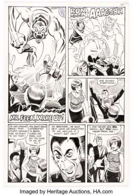 Steve Ditko Ghostly Haunts #47 Story Page 4 Original Art (Charlton, 1975). | Heritage