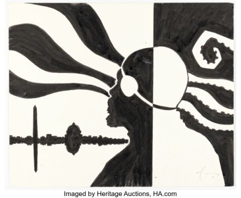 David Mack Captain America: The Winter Soldier Nick Fury Illustration Original Art (Marvel/Disney, 2014). | Heritage