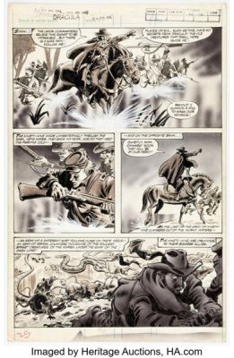 Gene Colan and Dave Simons The Tomb of Dracula #6 Story Page 21 Original Art (Marvel, 1980). | Heritage