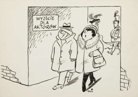 Gwidon Miklaszewski (1912 - 1999) | Gwidon Miklaszewski | "Nie przejmuj się tą publicznością! Oni się nie znają", lata 80. XX w. | Desa Unicum