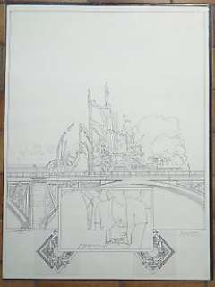 Schuiten, François - Grande illustration originale L’Express - (1981) | Catawiki