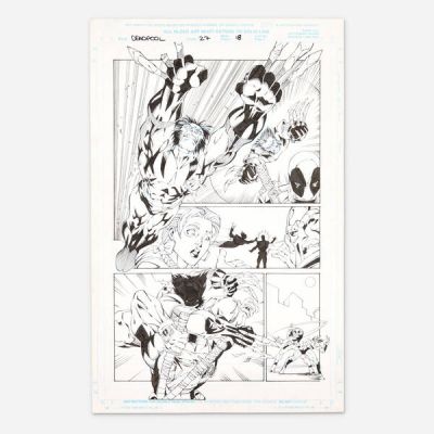 Walter McDaniel And Whitney McFarland | Deadpool #27 Story Page 18 Original Art (Marvel Comics, 1999) | Landry Pop Auctions