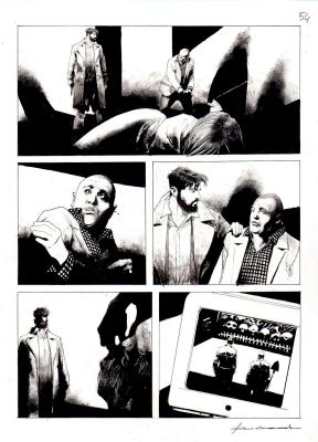 Corrado Roi | Dylan Dog n.406 L’ultima risata p.58 | Tavole Originali