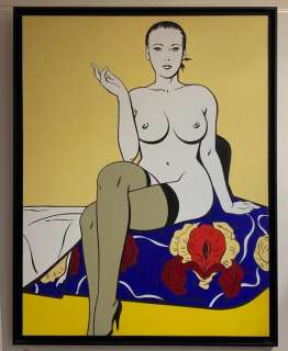 Varenne - Grande peinture originale Fleur du Desir - (2003) | Catawiki