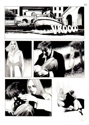 Corrado Roi | Dylan Dog n.418 Sally p.96 (Vasco Rossi!) | Tavole Originali