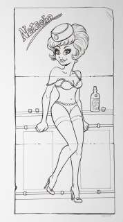 Emmanuel Reuzé |  » L’Art du 9e Art  » – NATACHA – Illustration Originale | Zic et Bul