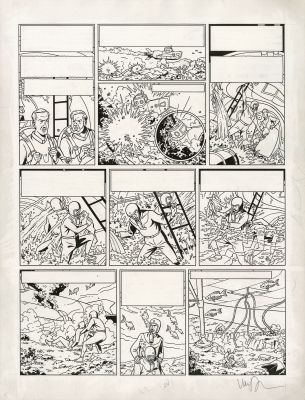 Van Dongen | Blake et Mortimer T. 31 La menace Atlante | Galerie Champaka