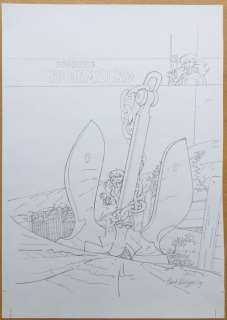 Franka - Schets titelpagina luxe "Operatie Roofmoord" - (2019) | Catawiki