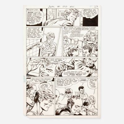 Bob Brown And Joe Giella | Lot 272 - Detective Comics #393 Story Page 23 Original Art (DC Comics, 1969) | Landry Pop Auctions