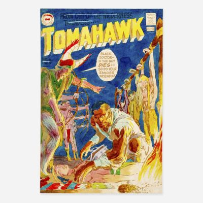 Lot 369 - Tomahawk #128 Cover Color Guide Original Art (DC Comics, 1970) | Landry Pop Auctions