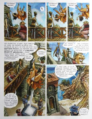 Nicolas Dumontheuil | Le Singe et la Dame Blanche – Planche originale n° 31 | Zic et Bul