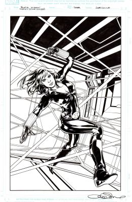 Emanuela Lupacchino | Black Widow: Widow’s Sting Unused Cover | Tavole Originali
