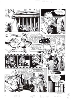 Ferdinando Tacconi | Gli Aristocratici p.7 Il primo episodio / first episode! | Tavole Originali