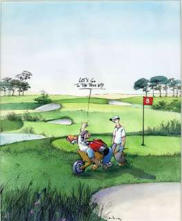 Roger Blachon (1941-2008) - Golf trou n°8, 1990