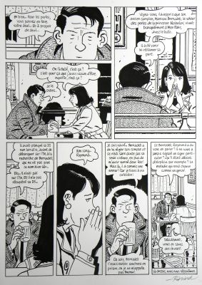 François Ravard | » Nestor Burma dans l’île » – Planche originale- Page n° 75 – François Ravard | Zic et Bul
