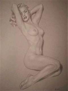 Pin Up - Juliana Bari - original "Marilyn" 35x50 cm - Loose page - (2020) | Catawiki