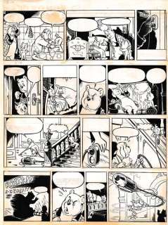 Studio Marten Toonder - Originele pagina - Bommel en Tom Poes - Tom Poes en de Jonge Schicht - (1961) | Catawiki