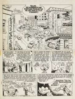 Greg Michel | Achille Talon Planche 1 de l’album L’archipel des Sanzunron... | Vermot et Associés