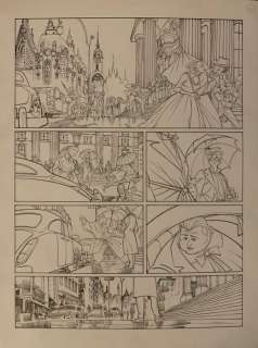 Mottura, Paolo - Planche originale + mise en couleur originale - Carême T3 - Léviathan - (2004) | Catawiki