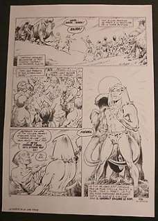 Rahan T22 - Planche originale (p.12) - Le vengeur de la lune ronde | Catawiki