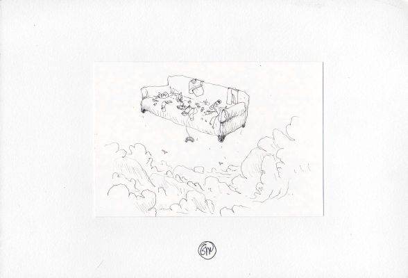 Gipi | Illustrazione per Internazionale n.59 | Tavole Originali