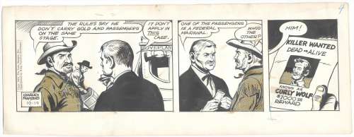 Charles Flanders | Flanders - The Lone Ranger, 3 Strips, 10/19, 20 &n 23/1961 | Russ Cochran