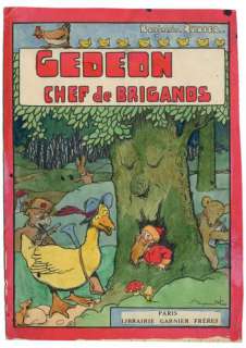 RABIER, BENJAMIN - GEDEON?CHEFS?DE?BRIGANDS Couverture originale Ã  l‘aquarelle