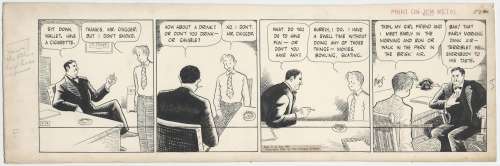 Frank King | King – Gasoline Alley, Original Daily Strip Art, 3/14/1941 | Russ Cochran