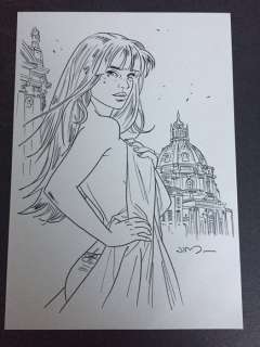 Jim - Dessin original - Une Nuit Ã  Rome - Marie - (2018) | Catawiki