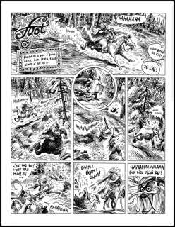 Dumontheuil, Nicolas | Dumontheuil, Nicolas - Planche originale - Big Foot T2 - Holly Dolly - (2007) | Catawiki